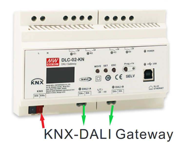 DLC-02KN-KNX-DALI-Gateway-Controller DLC-02KN