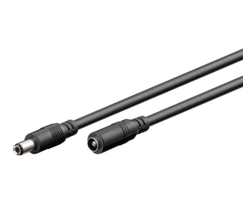 Shop_Bild_Hohlstekcer_DC_Kabel-42383-DC-Extension DC Kabelverlängerung 3 m Länge mit Hohlsteckverbindern 5,5 x 2,1 mm