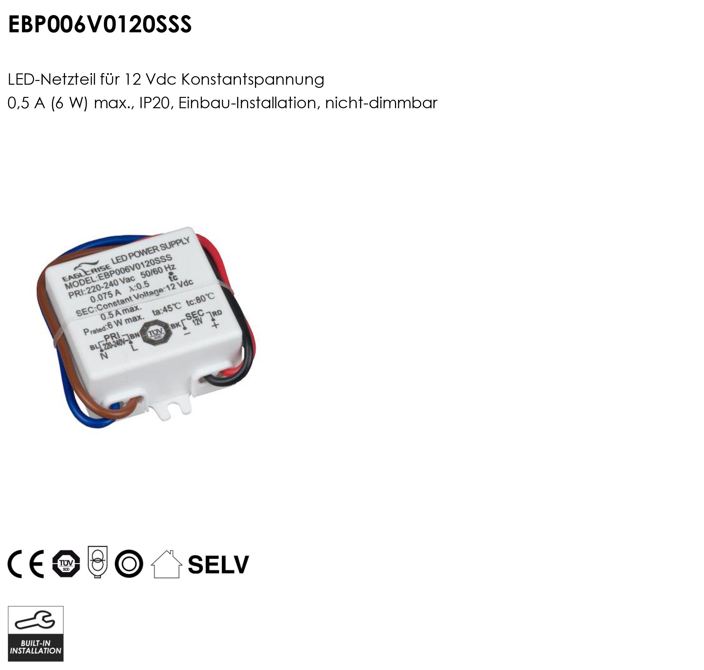 EBP006V0120SSS EBP006V0120SSS